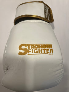 Stronger fighter leather boxing gloves 16oz